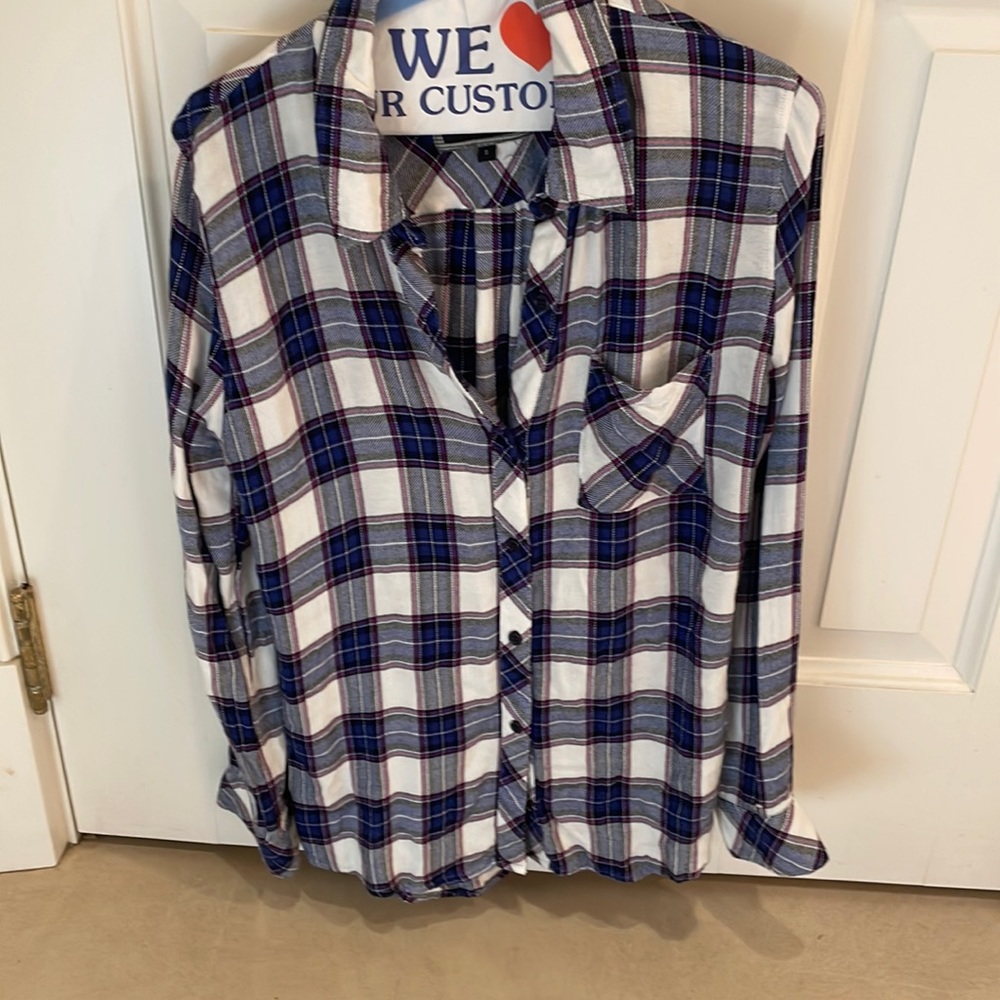 Rails plaid flannel shirt